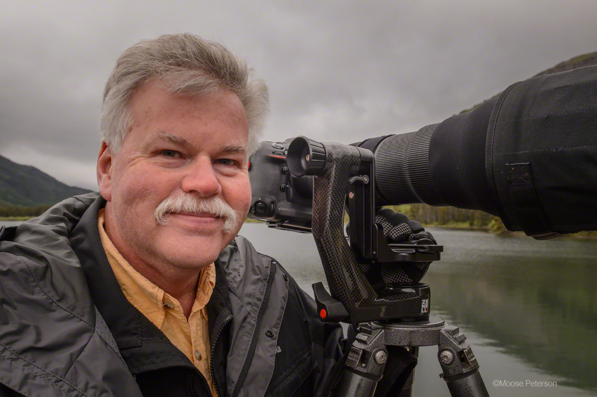 Moose Peterson has traveled the world for 40 years photographing birds and other wildlife. He will host a lecture in Palm Coast on Feb. 10. Photo courtesy of Cindi Lane