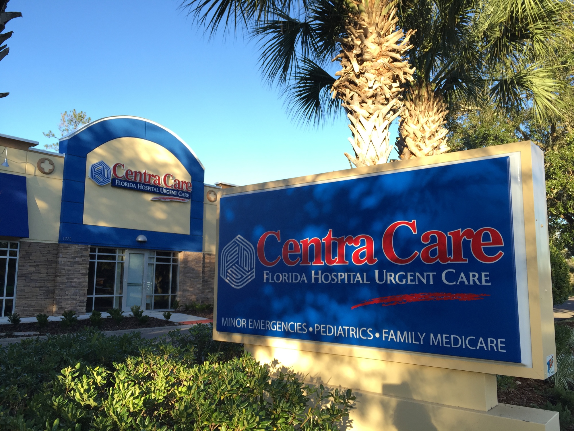 Florida Hospital Flagler's Centra Care will be the first of its kind in the city.
