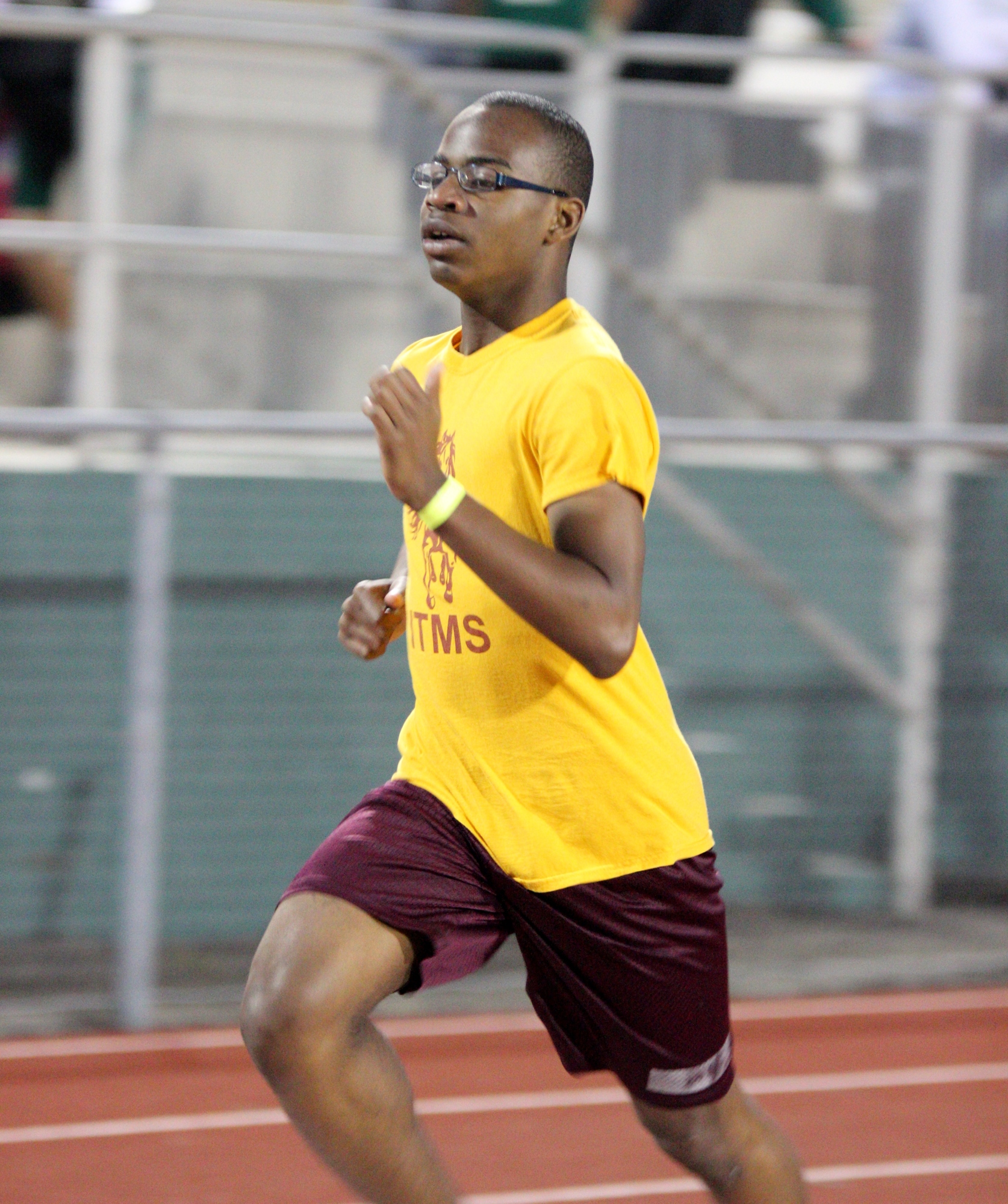 Travon Williams won the middle school 100- and 400-meter dash.