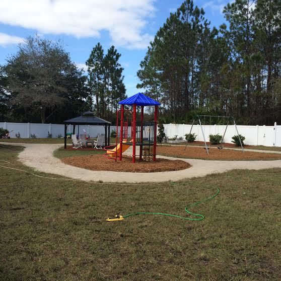 The Family Life Center backyard after Leadership Flagler 23 completed their work. Courtesy photo