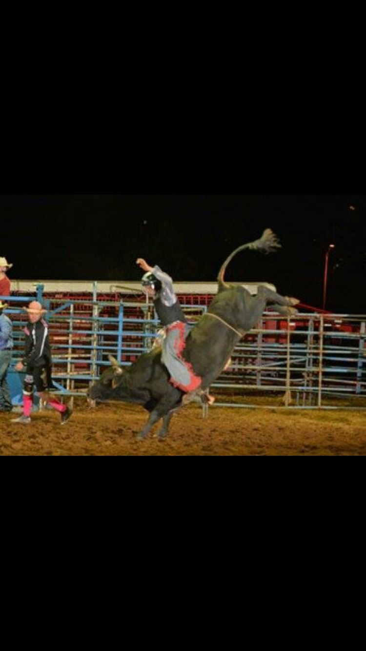 Austin Cody is one of three generations in the Cody family who has ridden bulls at the annual Cracker Day event. Courtesy photo