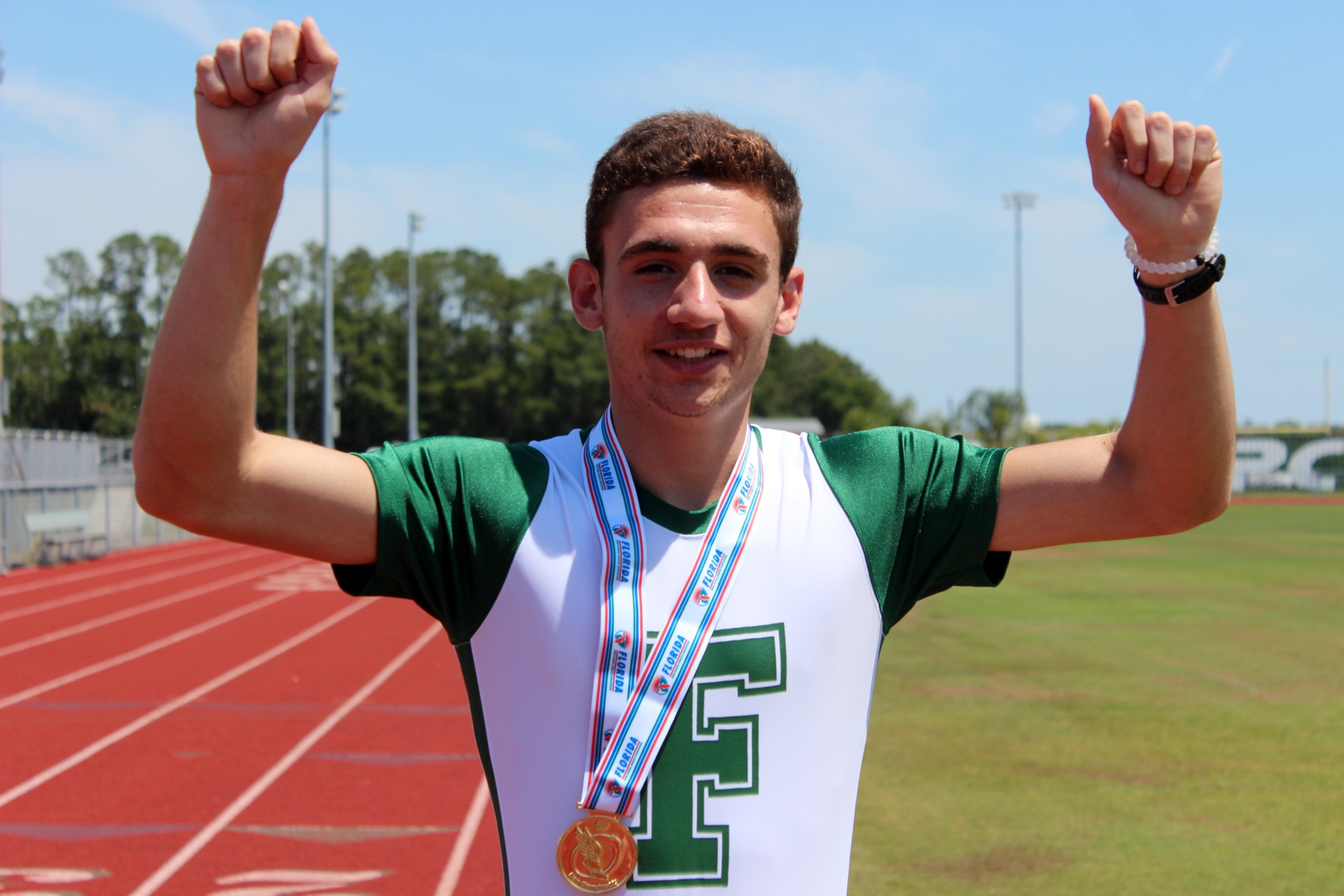 Pull quote: “I hated the 800 when I first did it. I wanted to be a 400 runner.”  JUSTIN PACIFICO, 4A 800-meter state champion