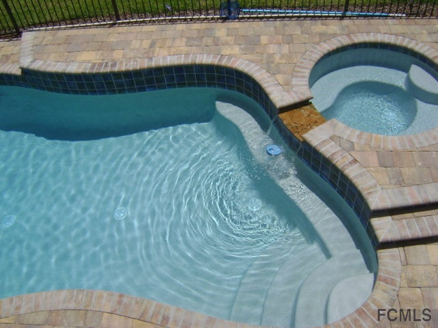 The top selling home features a pool.