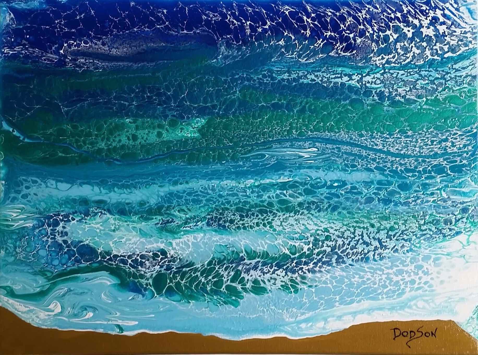 Ocean Art Gallery will reveal St. Augustine artist Dara Dodson’s most recent acrylic paintings at an art opening on March 2. Photo courtesy of Frank Gromling