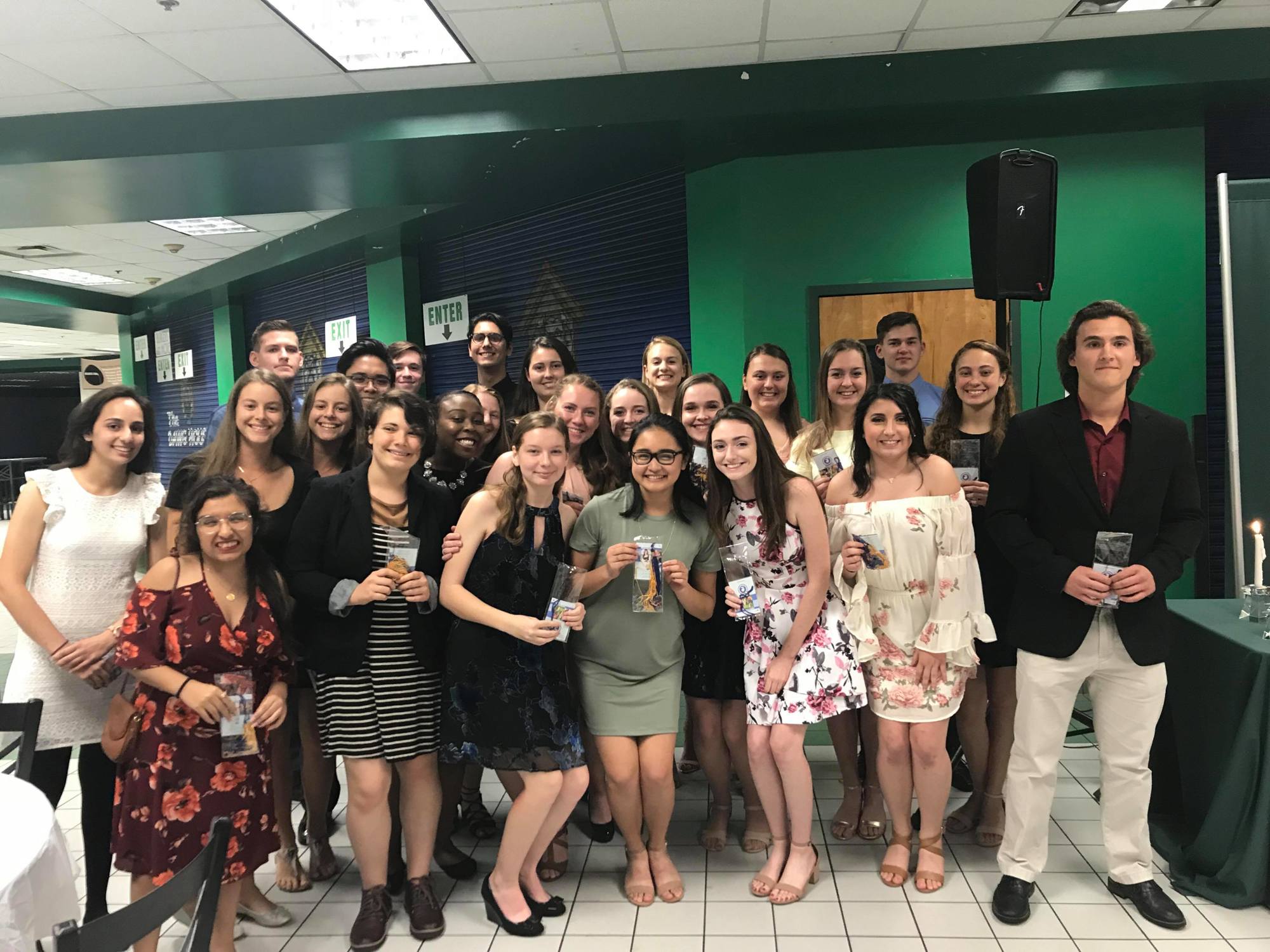 FPCHS 2018 class of National Honor Society members. Photo courtesy of Cheryl Perry