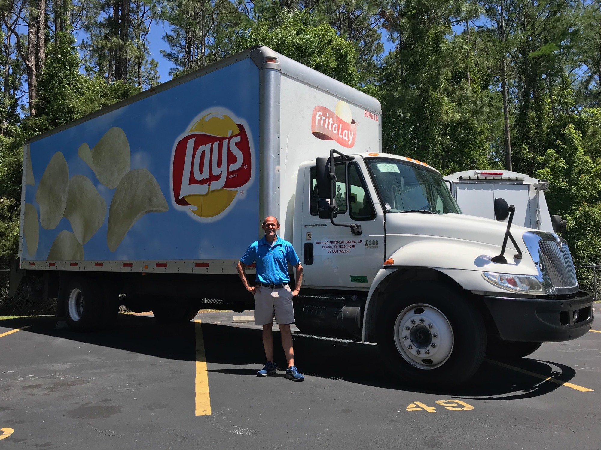 Matanzas track coach Danny Weed drives a delivery truck at 4 a.m., five days a week for Frito-Lay. Courtesy photo
