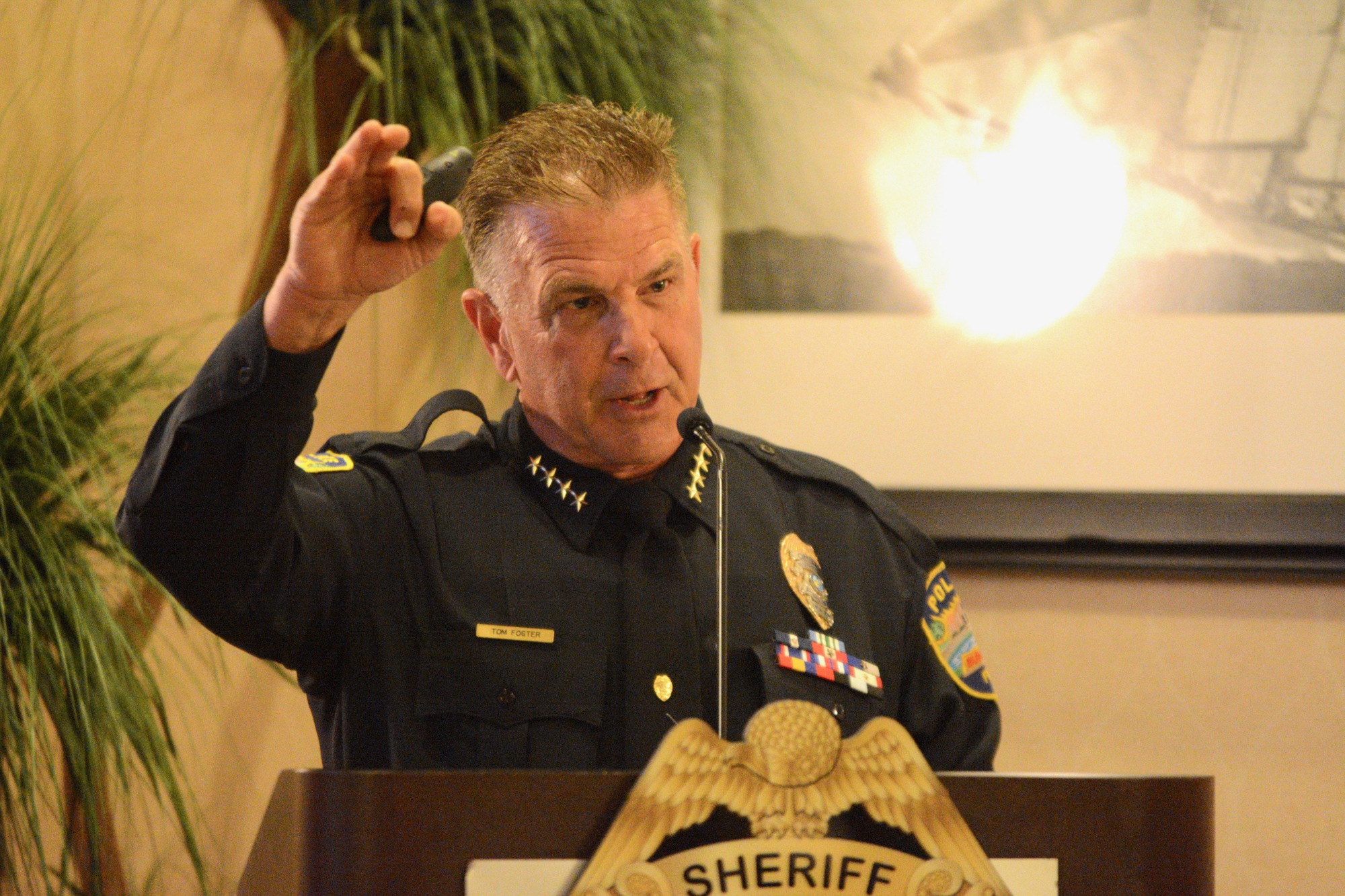 Bunnell Police Chief Tom Foster said his agency has seen a decrease in crime and has increased community partnerships and community engagement.