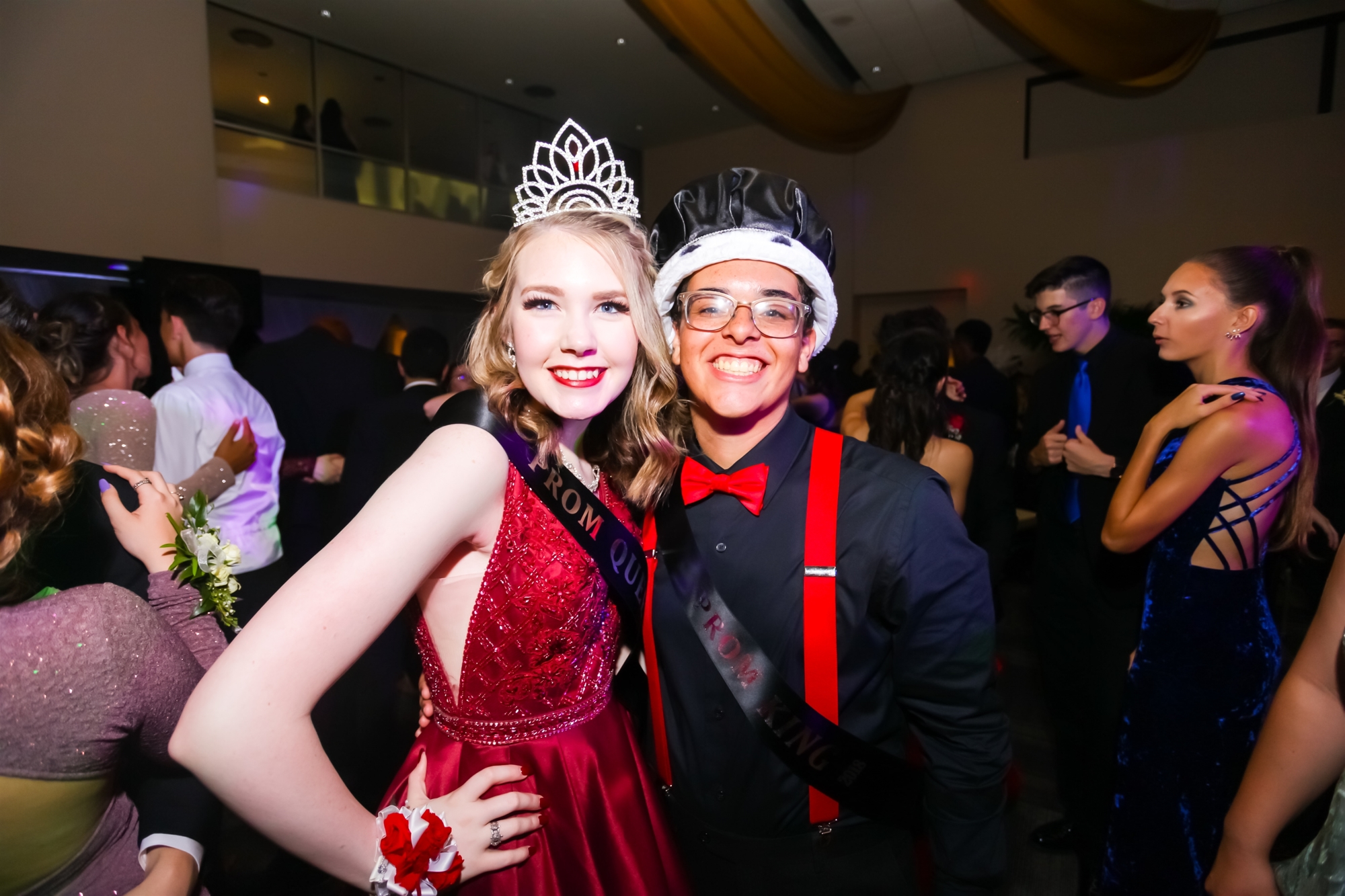 Seniors Delia Zeep and Charlie Wicker were crowned Matanzas prom king and queen. Courtesy photo