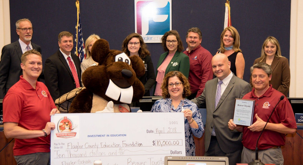 Thanks to Beaver Toyota of St. Augustine, the Flagler County Education Foundation was able to award over $14,000 in teacher mini grants this spring. Courtesy photo