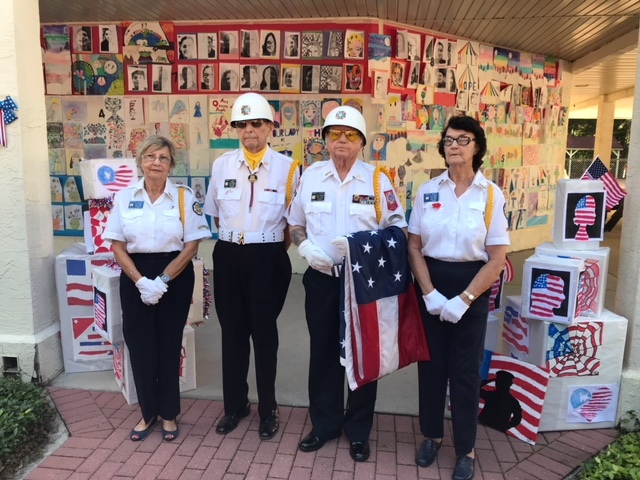 Members of the Flagler County Veterans of Foreign Wars hosted a Memorial Day ceremony on May 29 at St. Elizabeth Ann Seton Catholic Church. Photo courtesy of Phyllis Jenkins