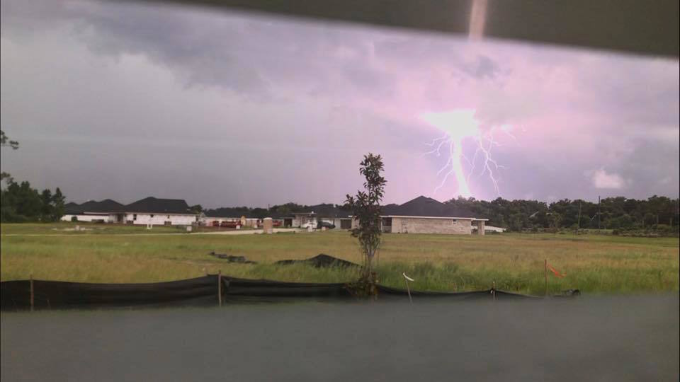 Rachel Seminara took this photo during a lightning storm Monday, July 16, in Flagler Beach. Courtesy photo by Rachel Seminara