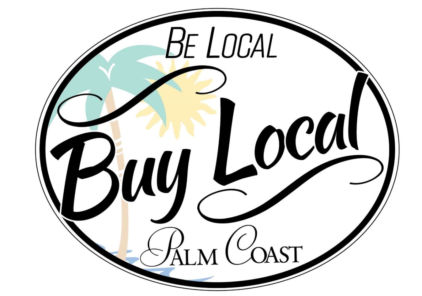 The draft logo for the 'be local, buy local' campaign. (Image courtesy of the city of Palm Coast)