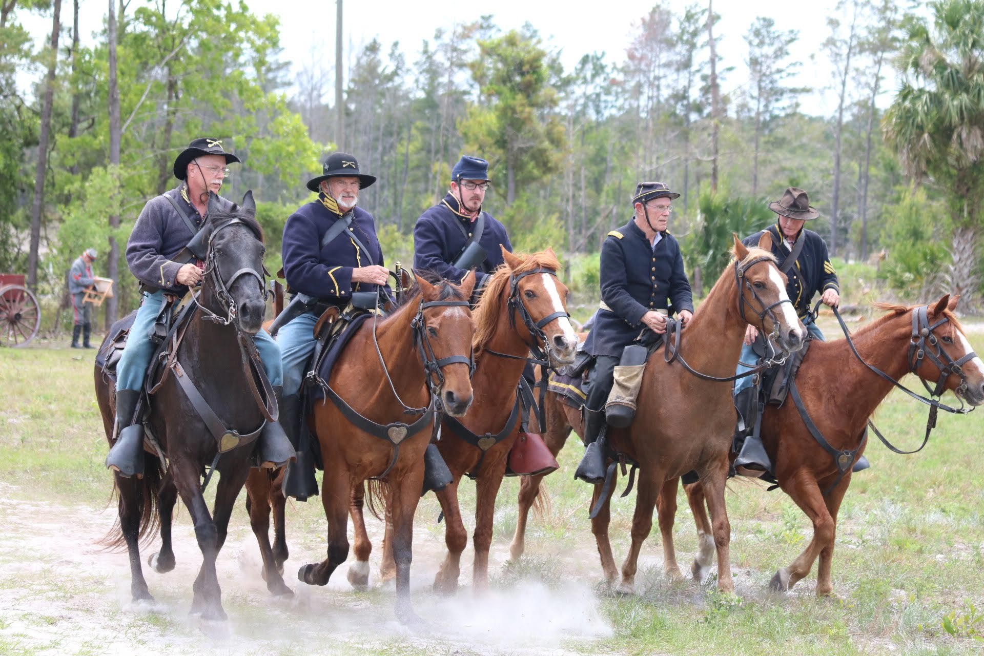 The 8th-annual Pellicer Creek Raid Civil War Reenactment took place April 6 and 7, at the Florida Agricultural Museum. Courtesy photo by Terence Larkin