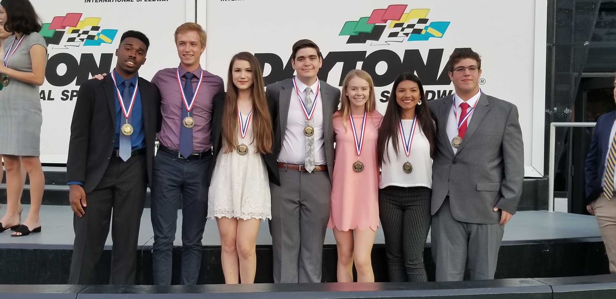 The News Journal's Medallion of Excellence recipients from FPC were Wanyea Barbael, Igor Sokolov, Daniella Sbordone and Tyler Perry, and from MHS, the recipients were Haliey Balcom, Zoe Estberg and Patrick Argento.