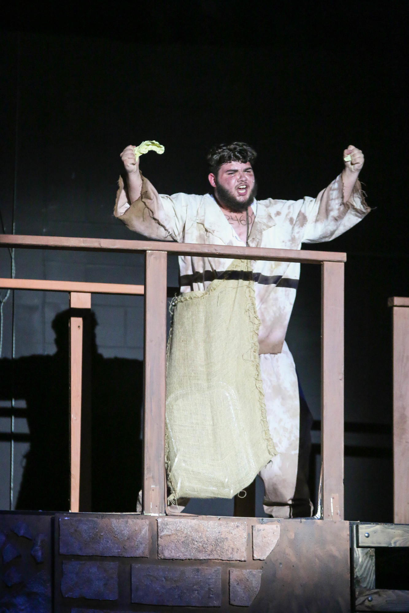 Nicholas Aiello, as Jean Valjean. Photo by Paige Wilson
