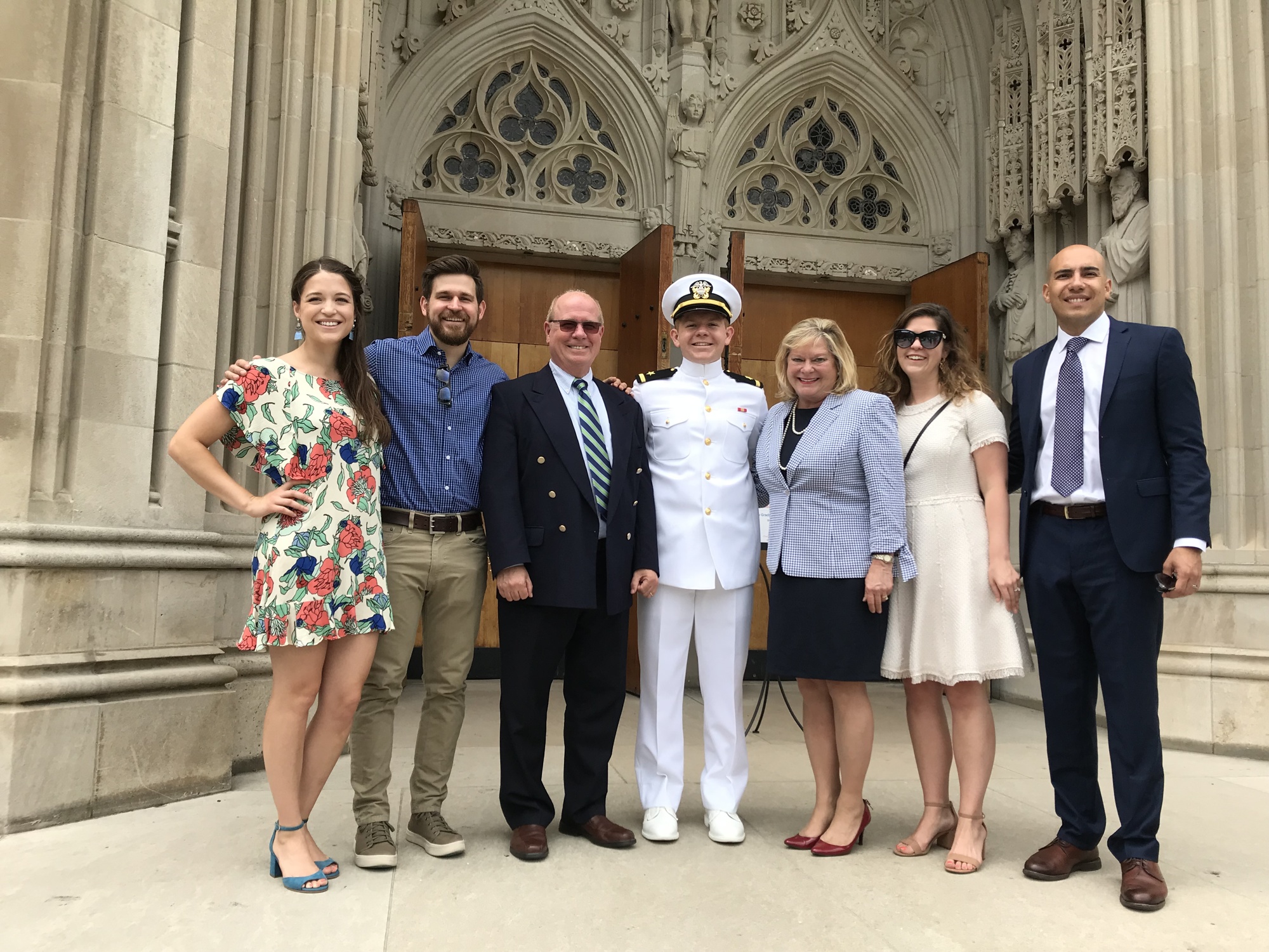Barret Manfre, a 2015 Flagler Palm Coast High School graduate and son of Cornelia and former sheriff Jim Manfre, was commissioned as an ensign in the U.S. Navy on May 10 at the Duke Chapel in Durham North Carolina. Courtesy photo