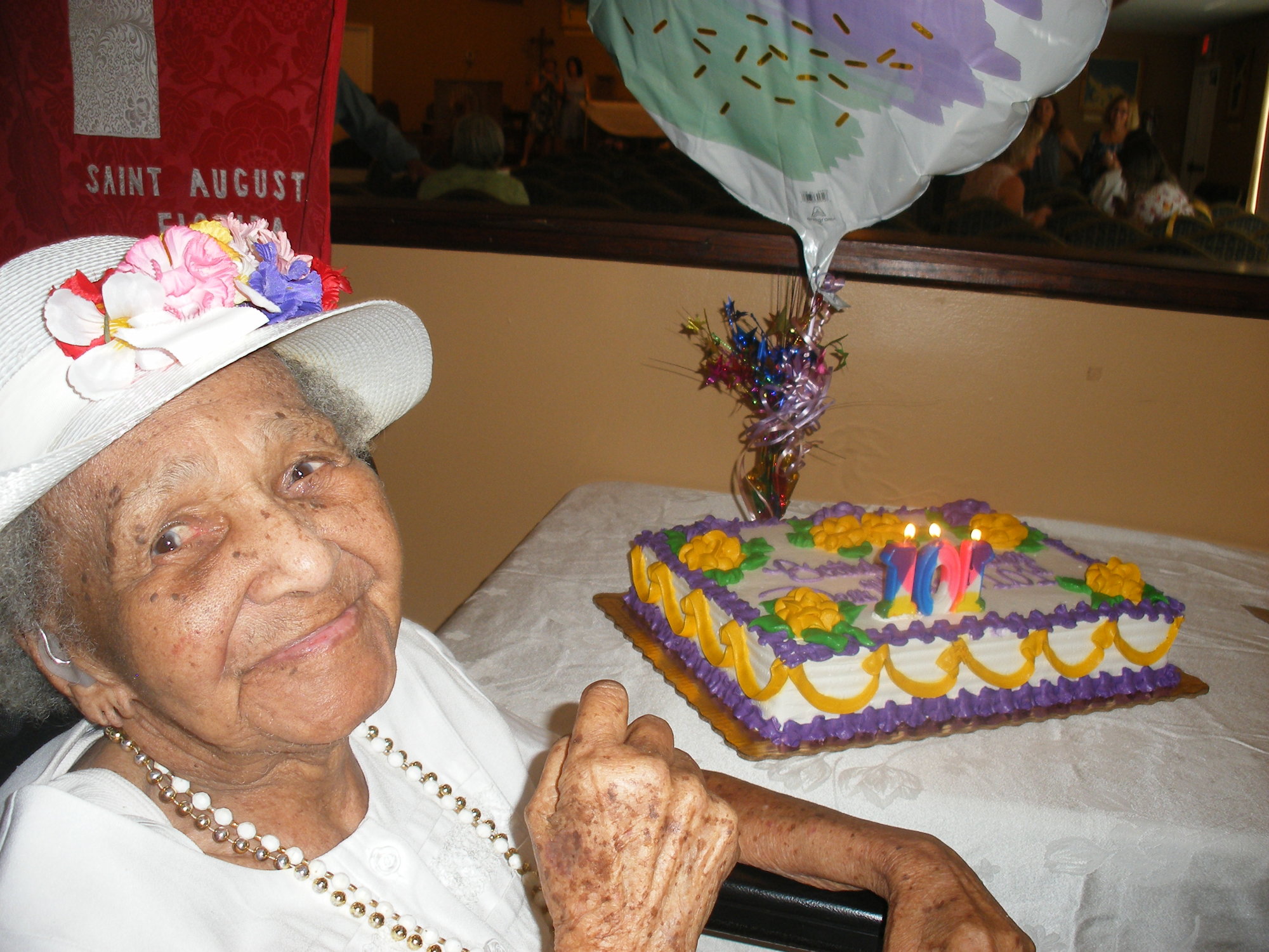 Marjorie Graham, of Palm Coast, celebrates her 101st birthday. Photo courtesy of Tamara Gibson-Alonso