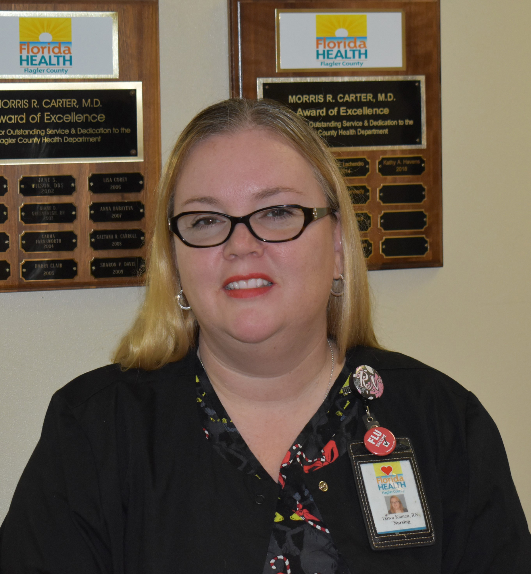 New clinical team supervisor Dawn Kamen. Courtesy of Florida Department of Health