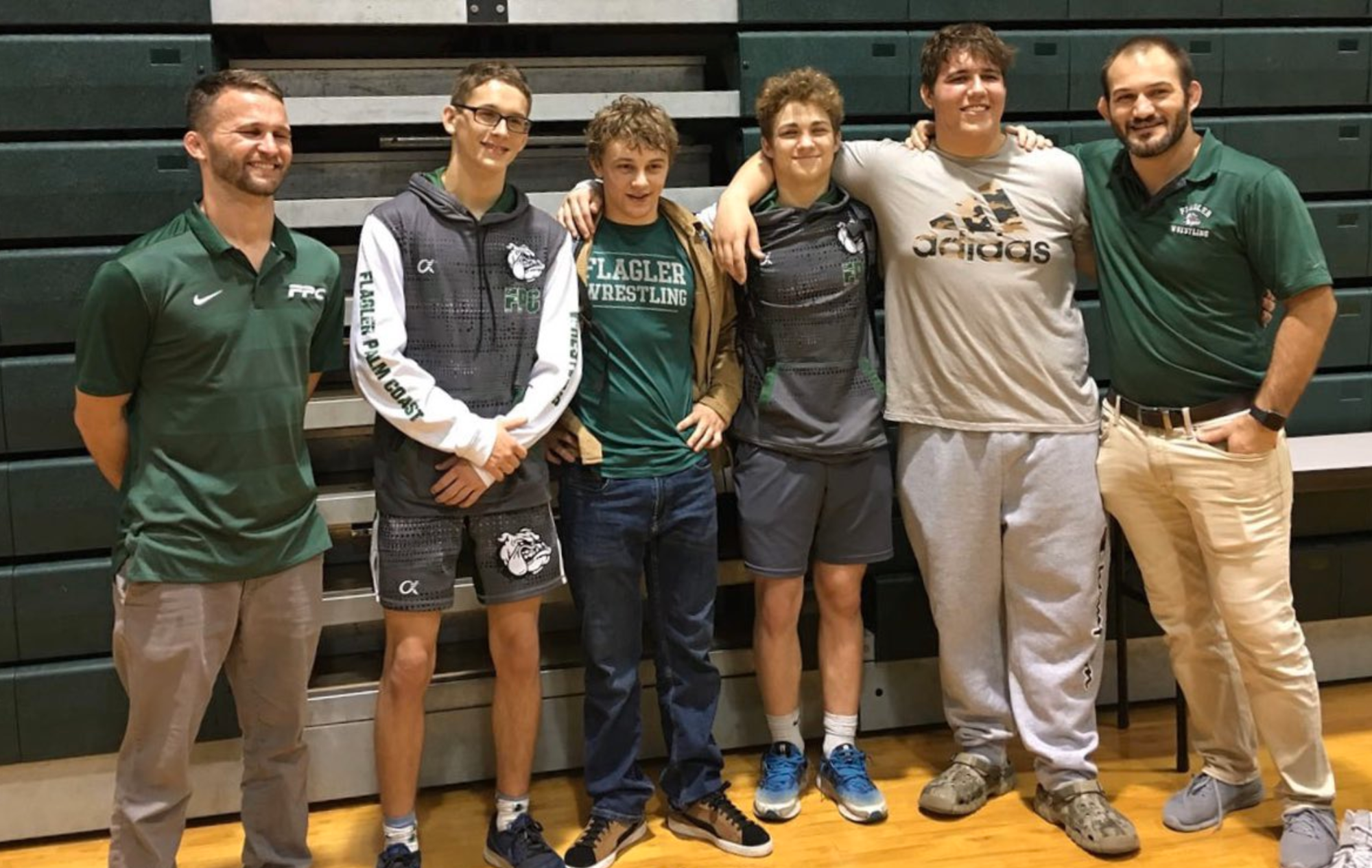FPC state qualifiers Andrew Dance, Blane DeFord, Kyle Peacock and A.J. Cinelli. Courtesy photo