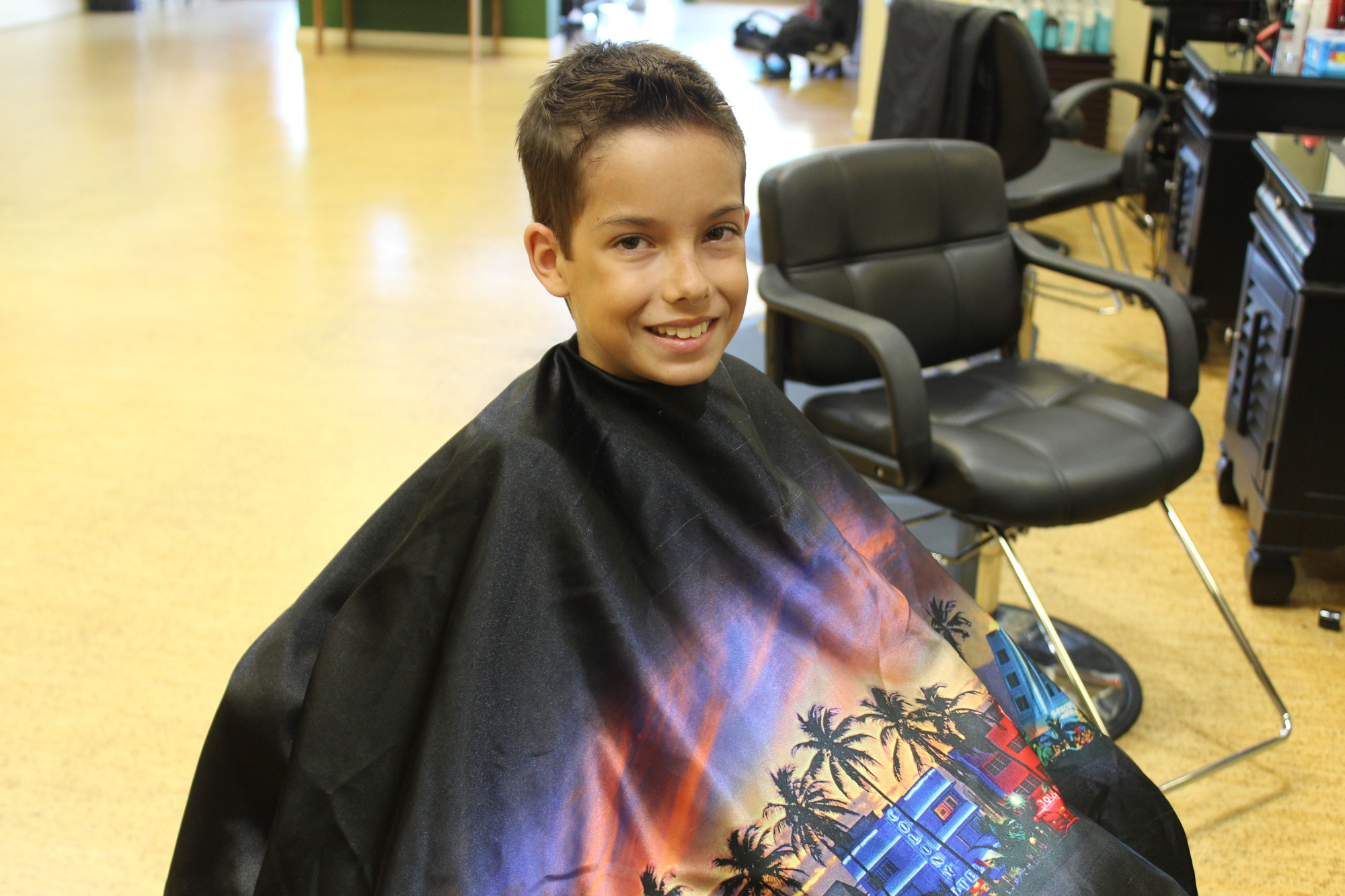 Madera after his haircut at City Look Salon on Oct. 6. Photo by Jarleene Almenas
