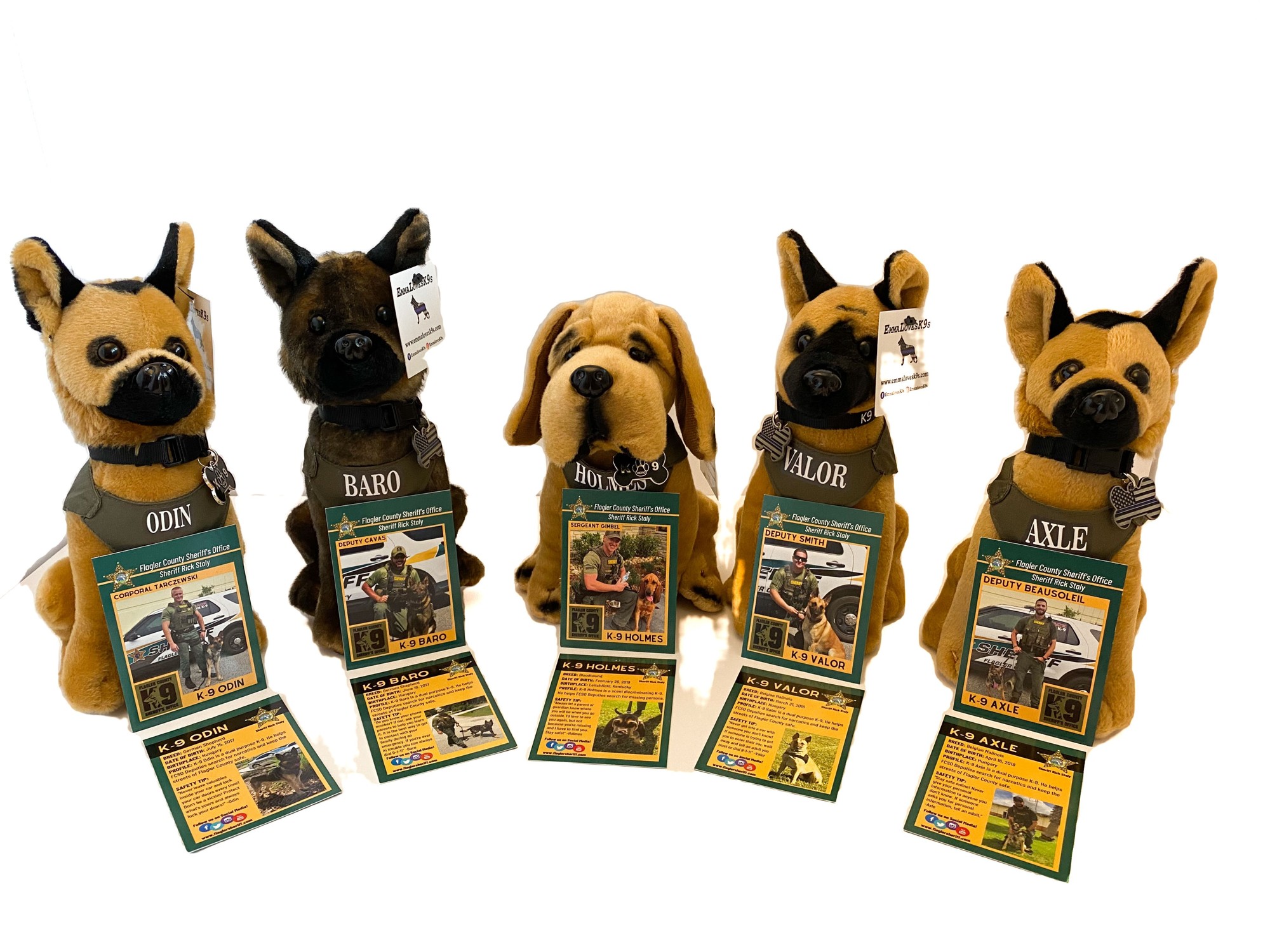 All proceeds from EmmaLovesK9s is donated the FCSO K-9 Unit.