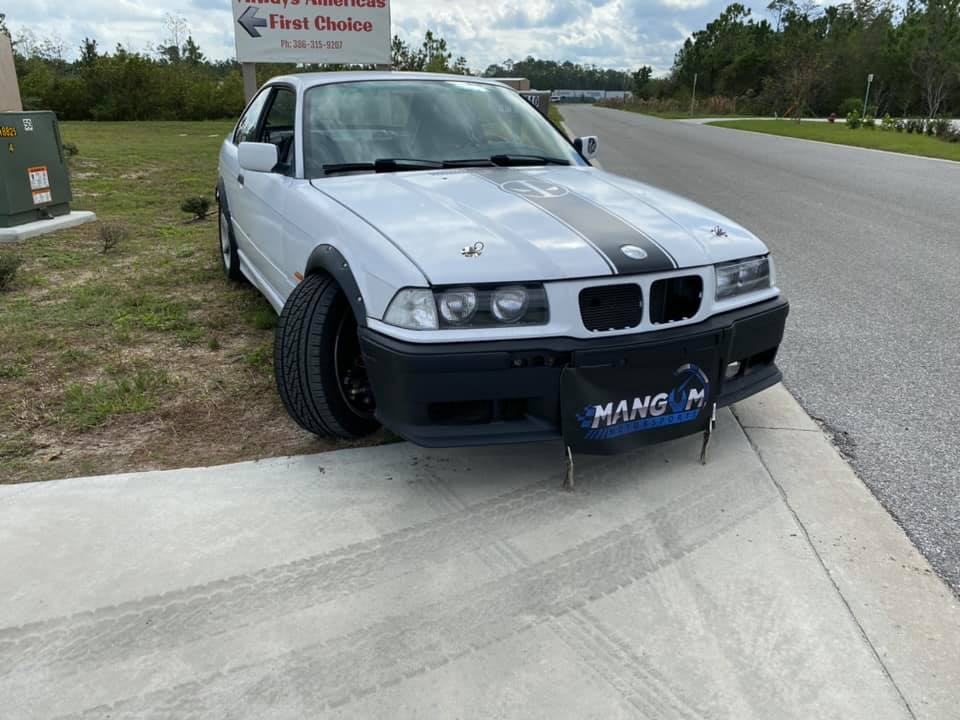 Mangum's BMW is ready for drifting action in 2021.