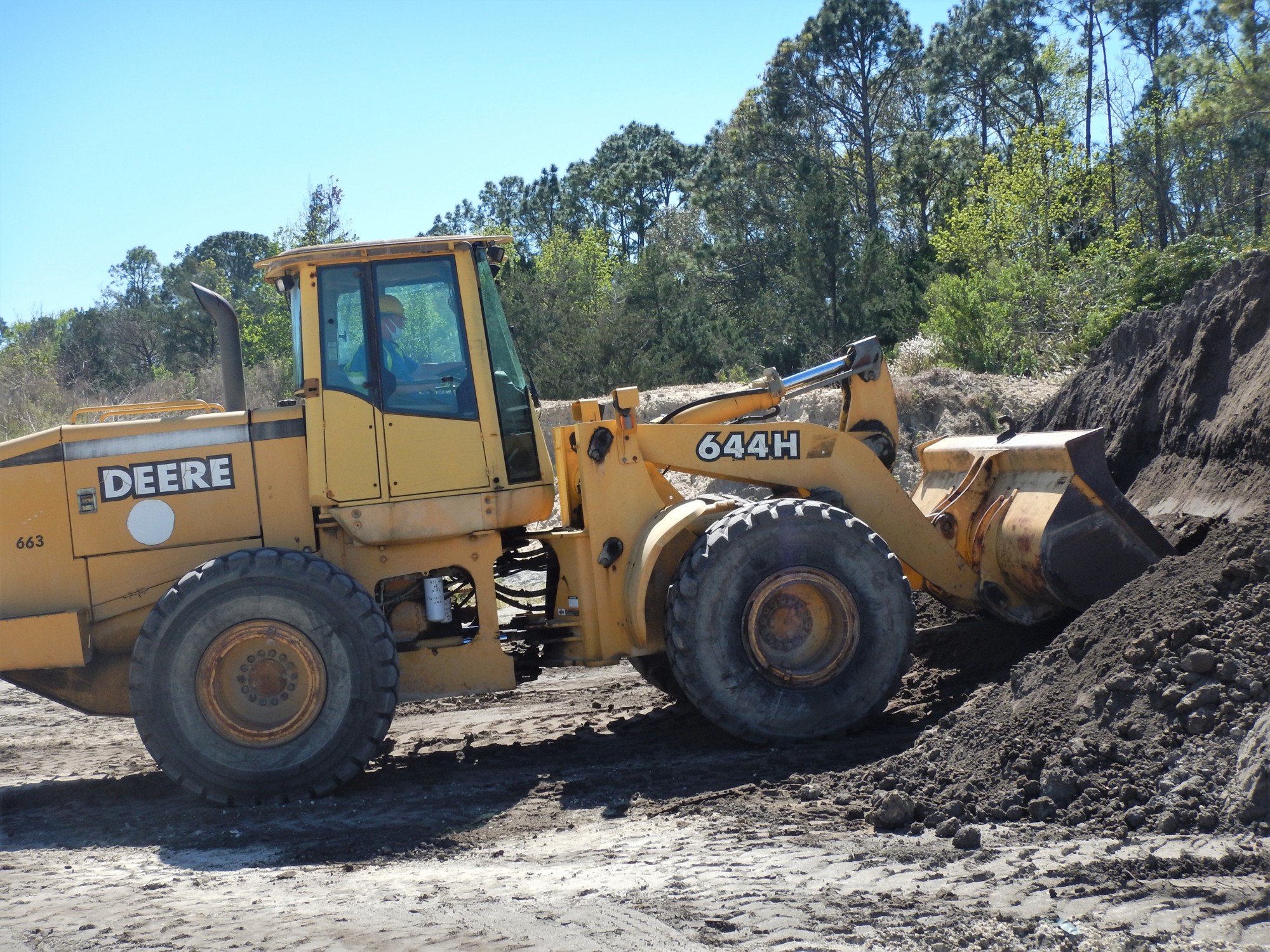 FTC students trained at Flagler County’s “shell pit” (road material) on State Road 100 near Flagler Beach. Courtesy photo