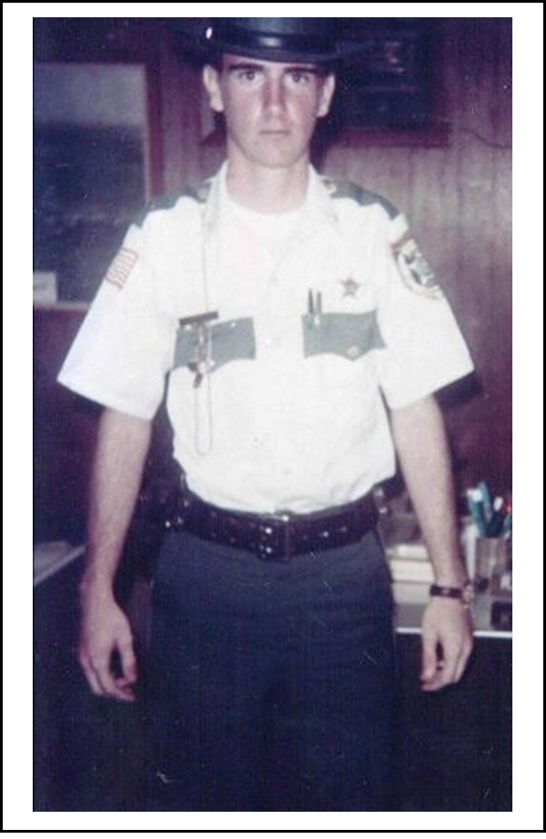Sheriff Staly as an Explorer “Youth Deputy” as a 17-year old. Courtesy photo