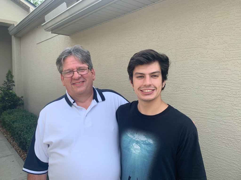 Marc Schwartz and his son Brandon. Courtesy photo
