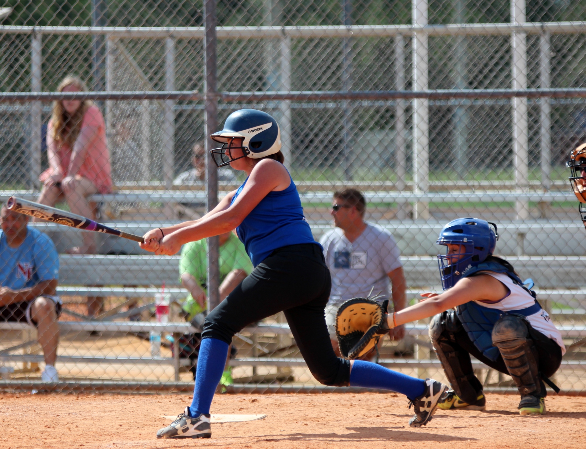 Both of Scott's homers served as go-ahead scores for her team, when they were trailing late.