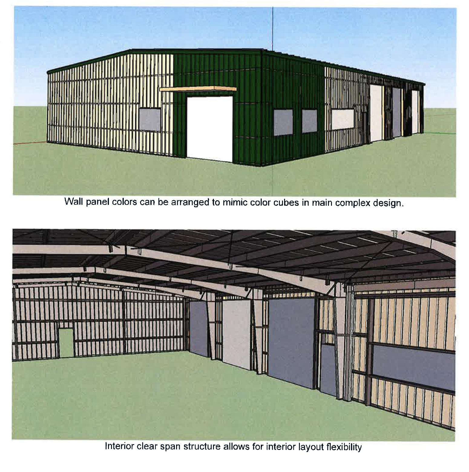 The outbuilding will have 2,000 square feet of office space and 4,000 sure feet of storage space. Image Flagler County Commission meeting backup documentation