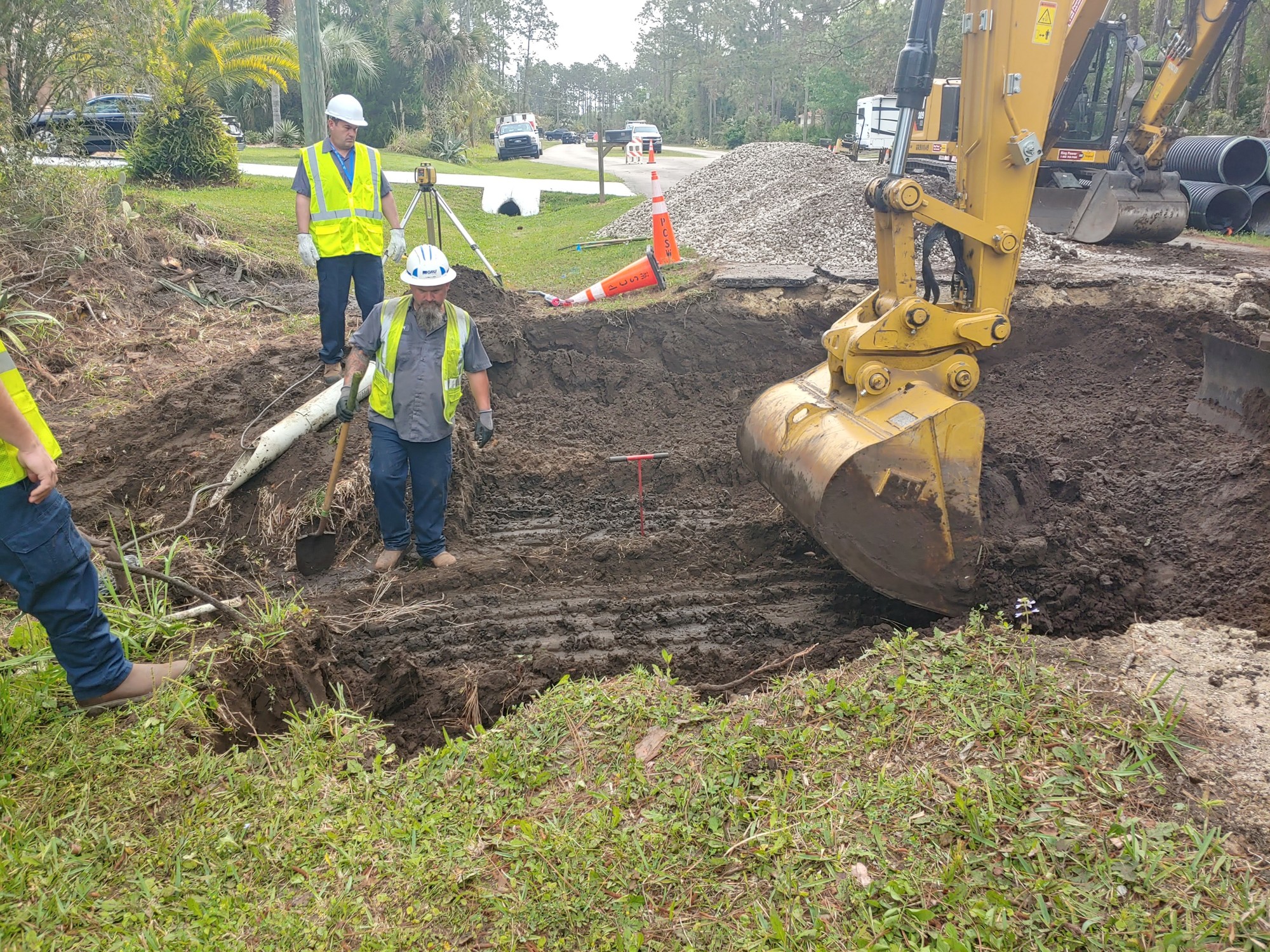 Swale work in Palm Coast. Courtesy photo