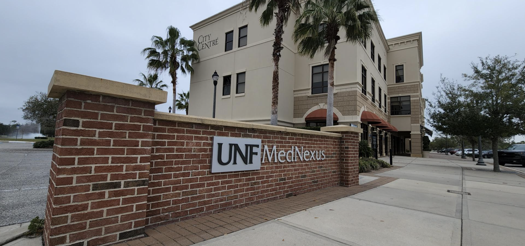 The University of North Florida MedNexus program site in Town Center, as shown in a city staff presentation at a March 8 City Council workshop.