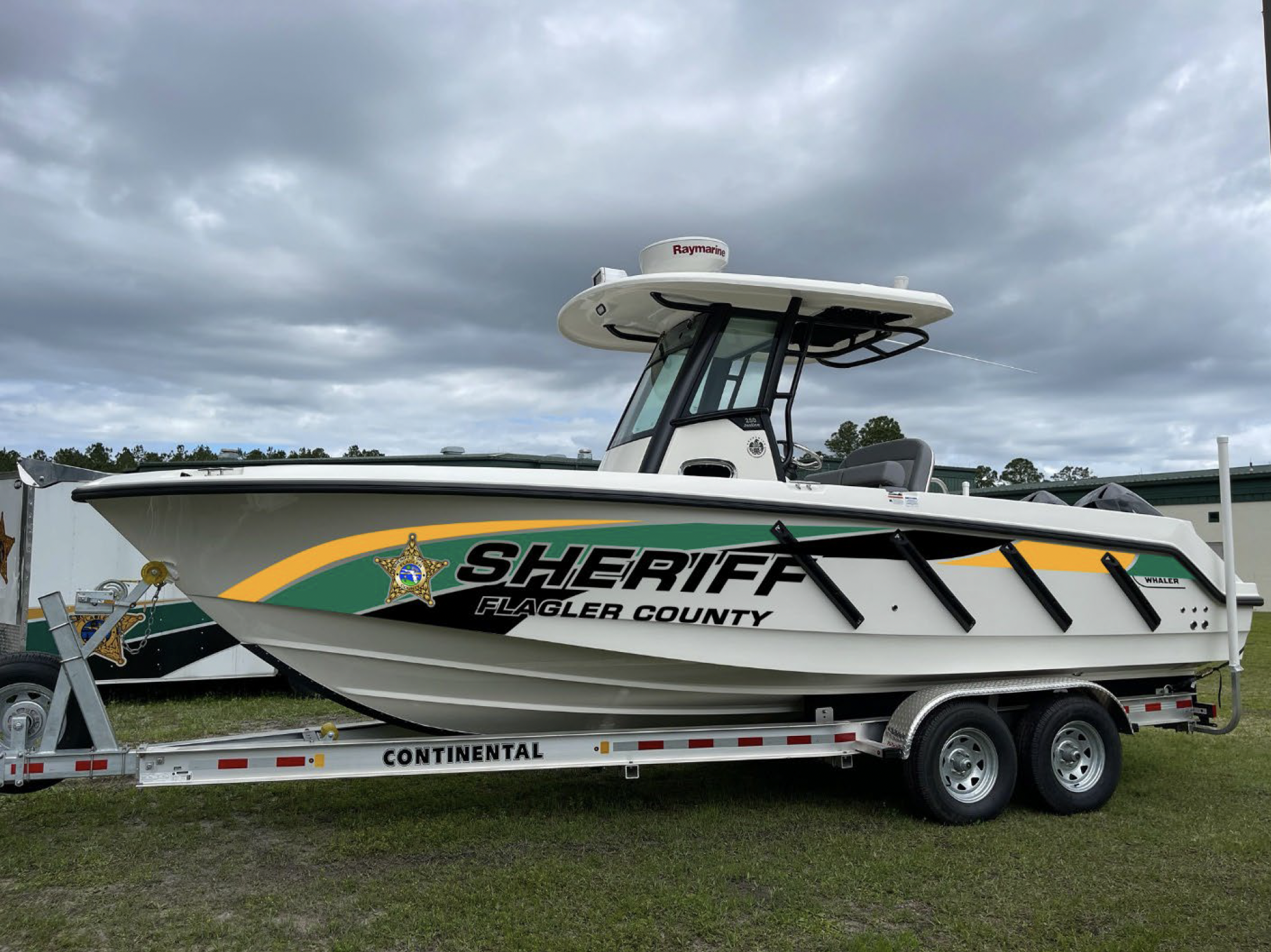 The FCSO's new marine patrol vessel. Photo courtesy of the FCSO