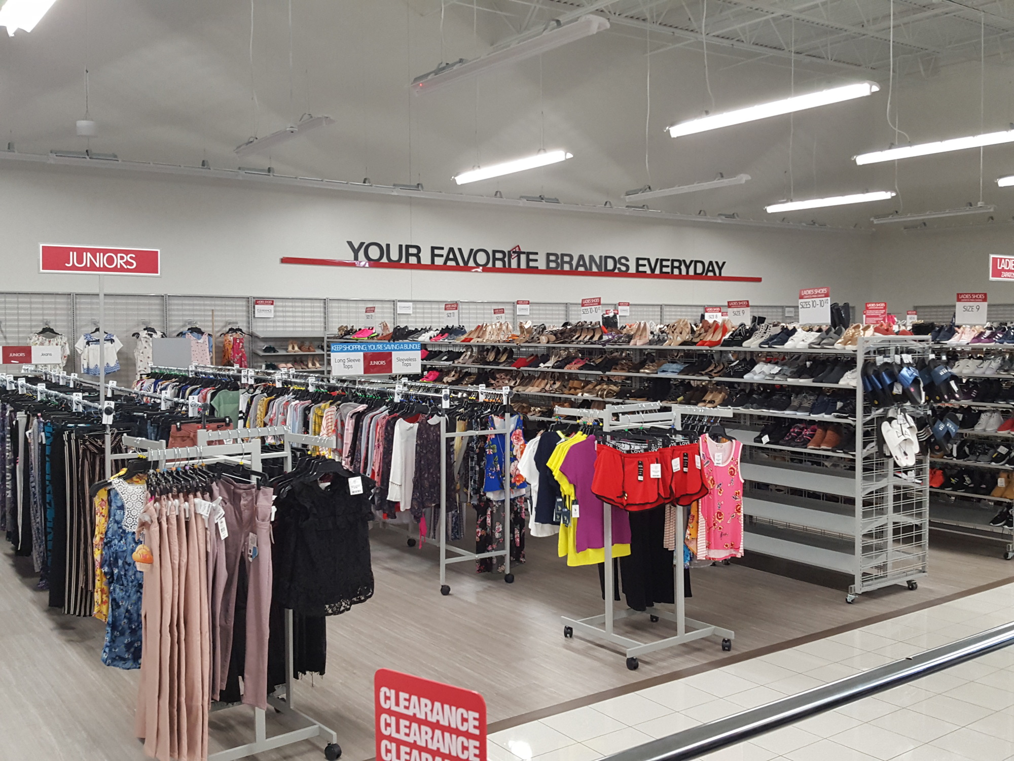 The interior of the renovated Burlington store in Cape Coral.