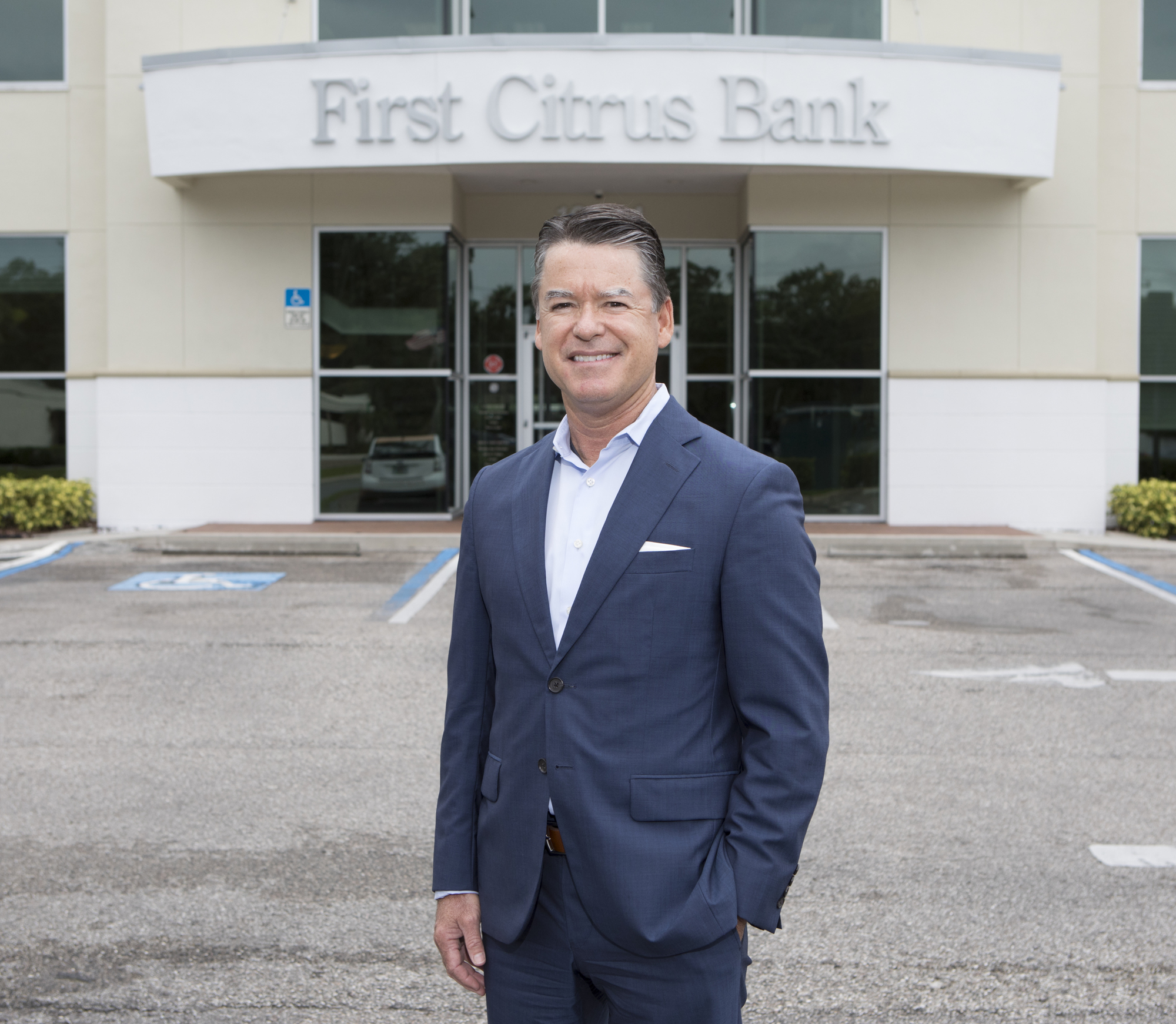 Mark Wemple. First Citrus Bank President and CEO John Barrett says the current climate is a good one for community banks in the Tampa region.
