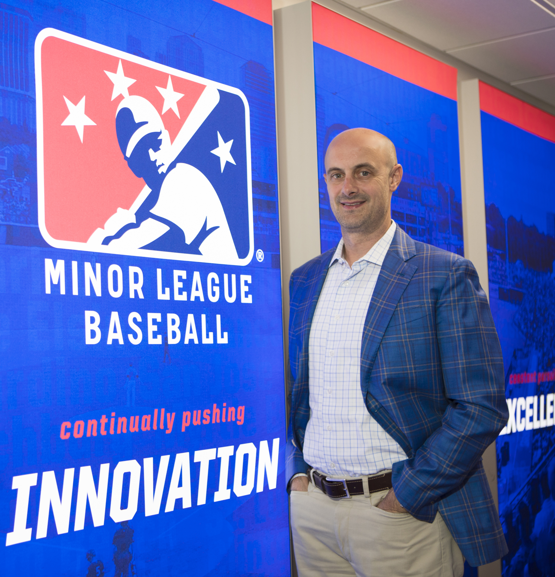 Mark Wemple. David Wright worked for Major League Soccer before switching sports and becoming head of the commercial arm of Minor League Baseball, based in St. Petersburg.