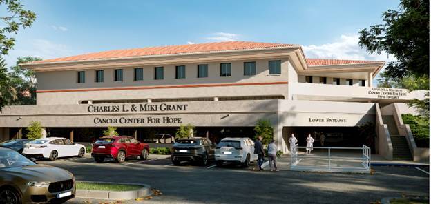 The Charles L. and Miki Grant Cancer Center for Hope. Courtesy photo