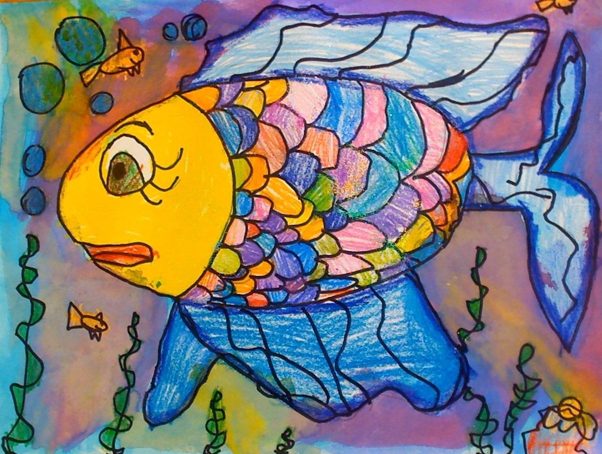“Fish” by Azalea Lara, first grader at George Marks Elementary
