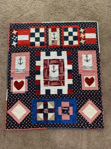 One of the quilts made for graduates of Volusia's Veterans Court. Courtesy photo