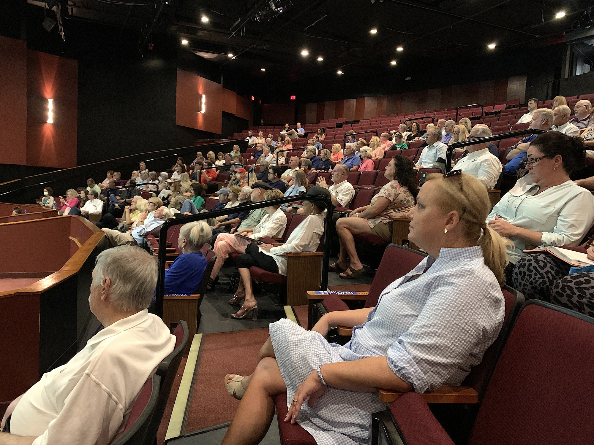 Over 100 attended the meeting at the Performing Arts Center.