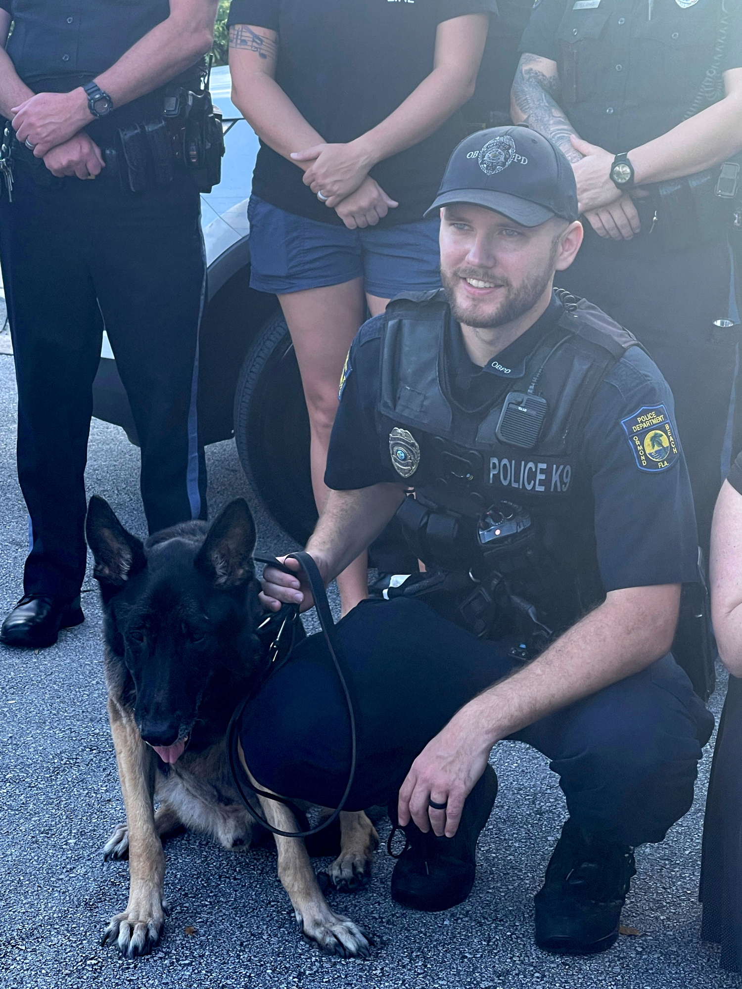 Ormond Beach Police Officer Justin Hyatt and K-9 Kane have worked together since November 2016. Courtesy of the city of Ormond Beach