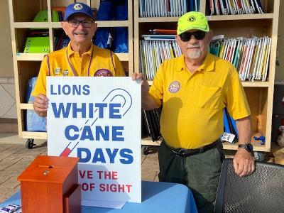 Lions John Thomas and Frank White. Courtesy photo