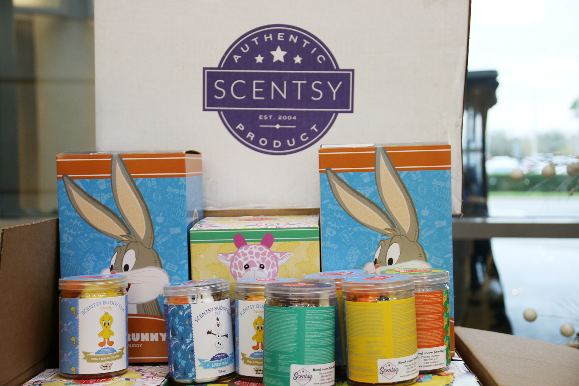 Camila Forester and Theresa Morrison donated about 250 Scentsy Buddies to AdventHealth Daytona Beach on Monday, Dec. 20. Photo by Jarleene Almenass