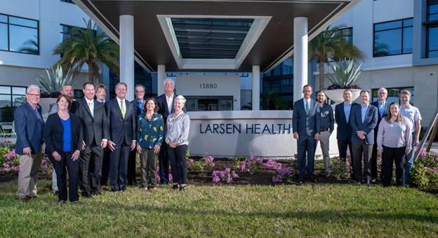 The Larsen Health Center was a $78 million project.