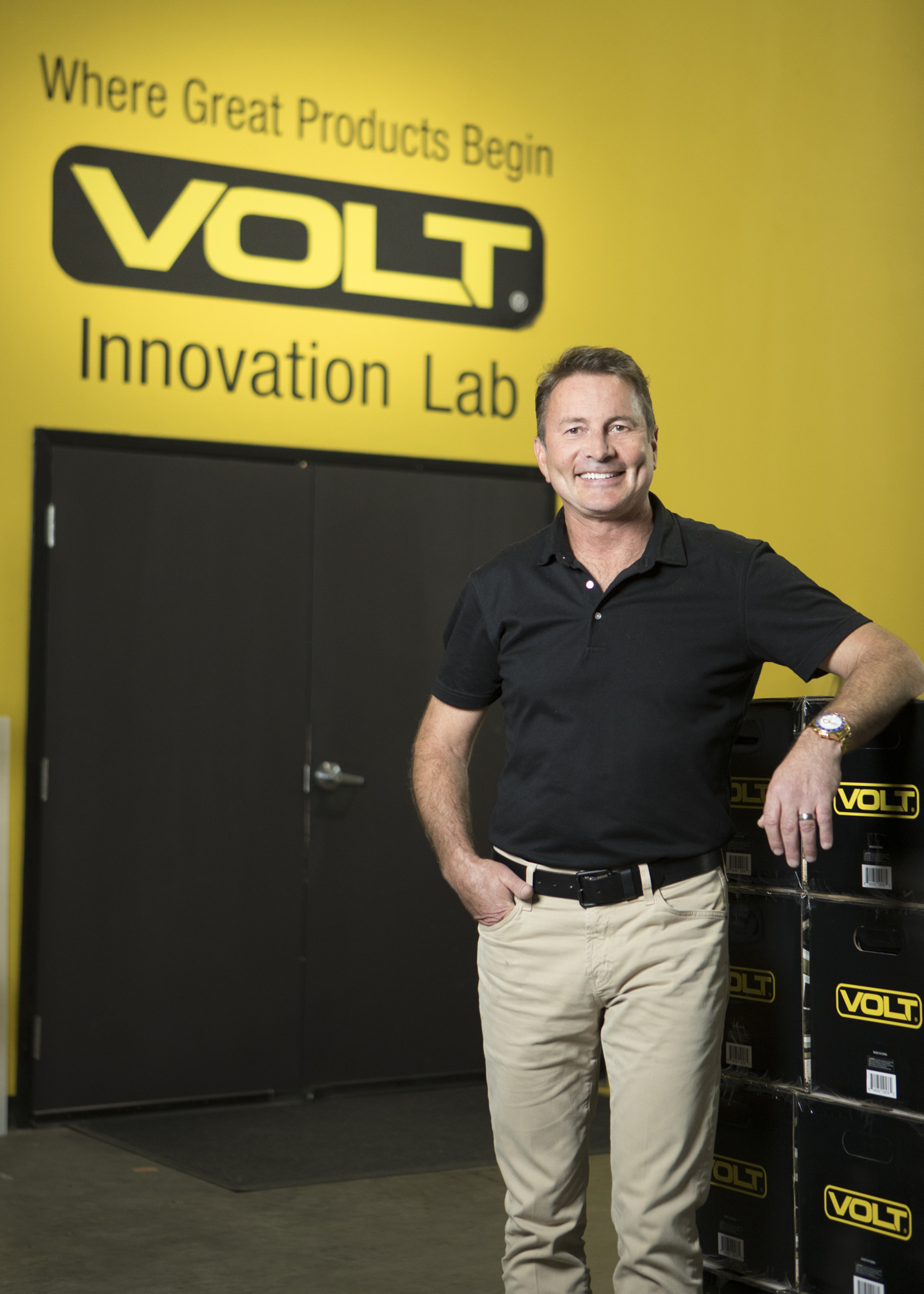 Mark Wemple. Volt Lighting founder and CEO Alan Brynjolfsson at the company’s product design studio.