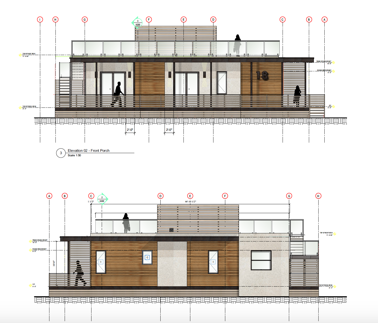 Courtesy. Exterior elevations of the homes that will be built at Hunters Point in Cortez.