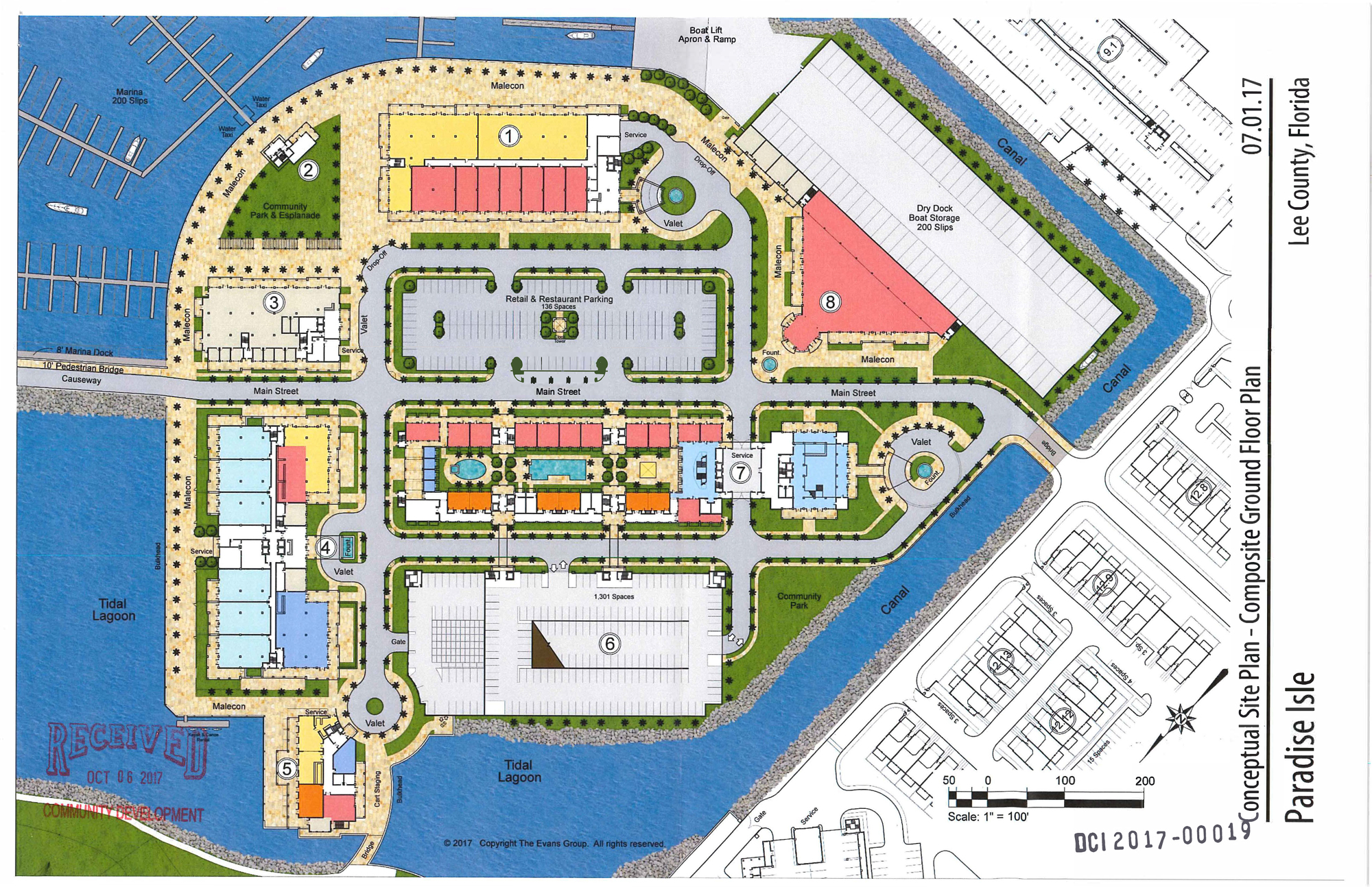 Site plan of the 