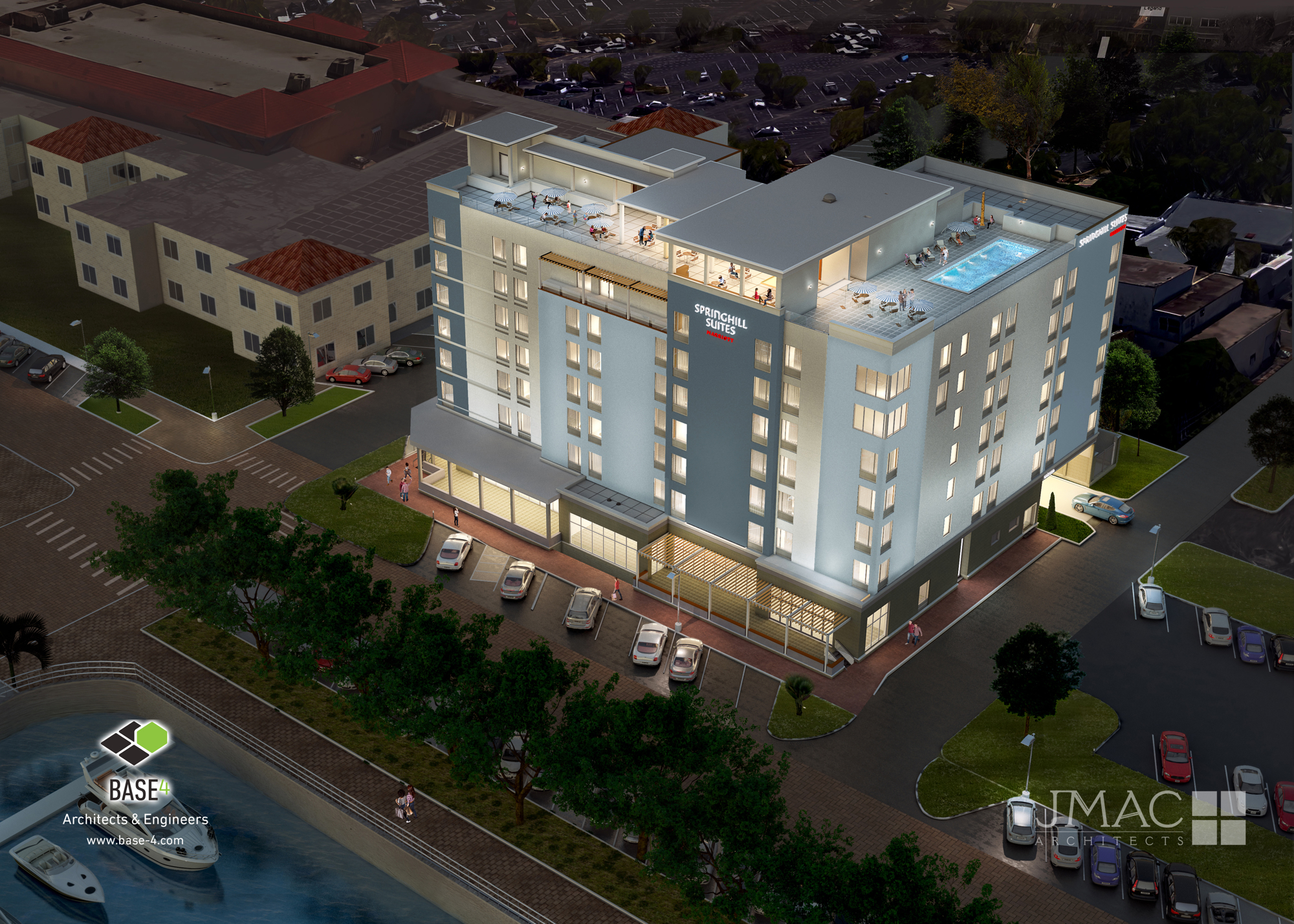 Courtesy. A rendering of the SpringHill Suites under construction in downtown Bradenton.