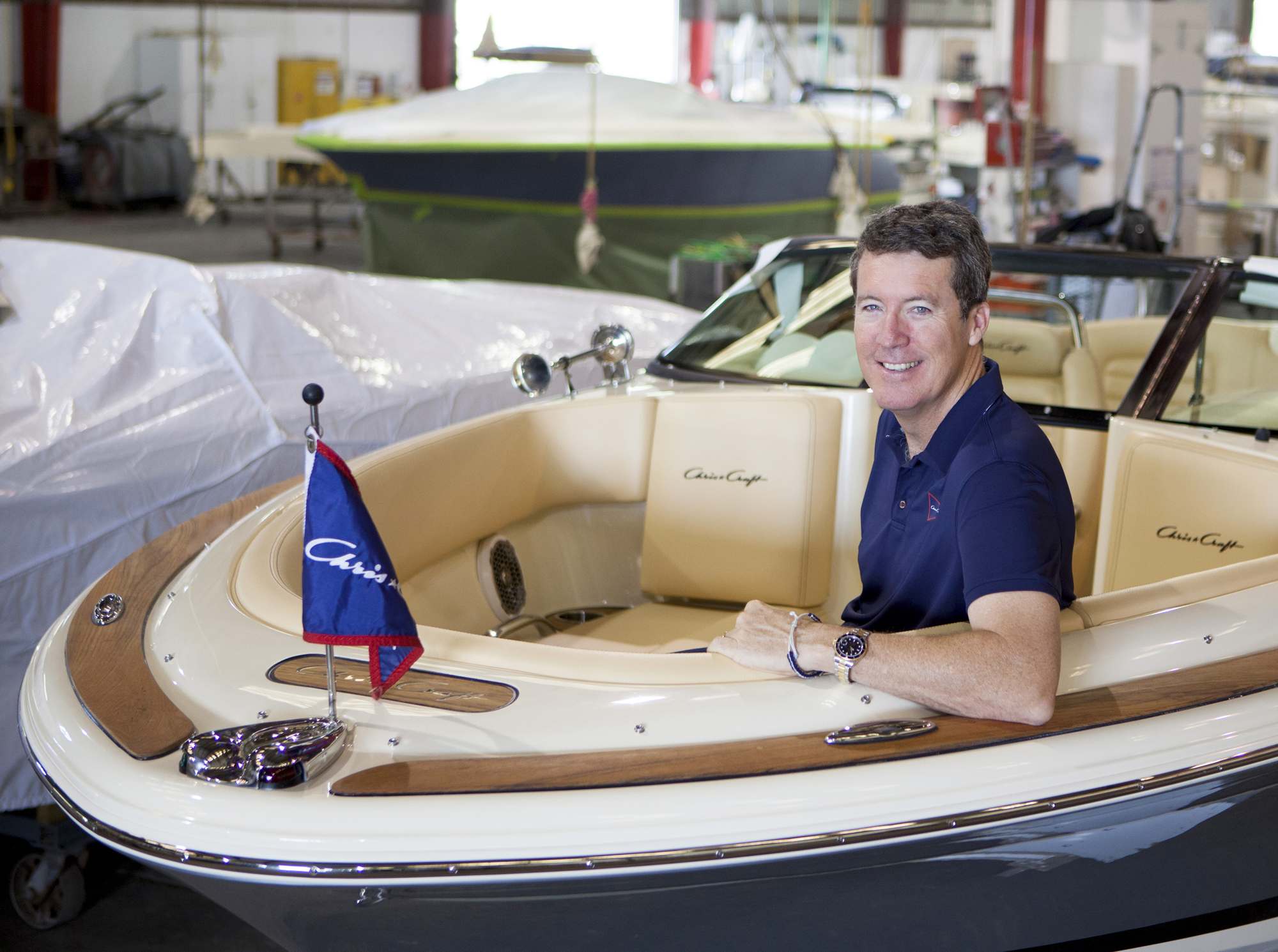 File. Chris-Craft President and CEO Steve Heese stuck with the venerable boat brand through thick and thin.